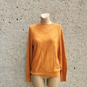 Sandwich rust orange sweater